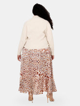 Load image into Gallery viewer, Snow Leopard Juliette Wrap Skirt