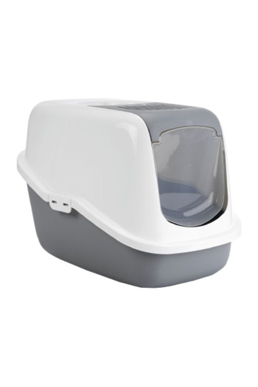 Savic Nestor Cat Toilet Home (White/Gray) (One Size)