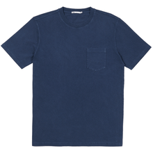 Load image into Gallery viewer, Heavyweight Upcycled Pocket Tee - Navy