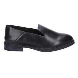 Womens/Ladies Bailey Bounce Suede Leather Slip On Shoe (Black)