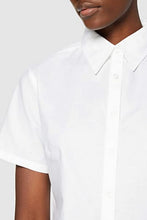 Load image into Gallery viewer, Fruit Of The Loom Ladies Lady-Fit Short Sleeve Oxford Shirt (White)