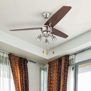 48 Inch Civa Nickel Indoor Ceiling Fan