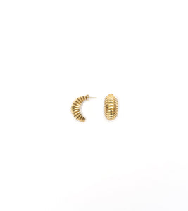 Croissant Earrings - Gold
