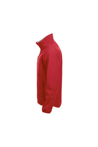 Mens Basic Soft Shell Jacket - Red