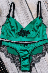 Leo Band Emerald Bra