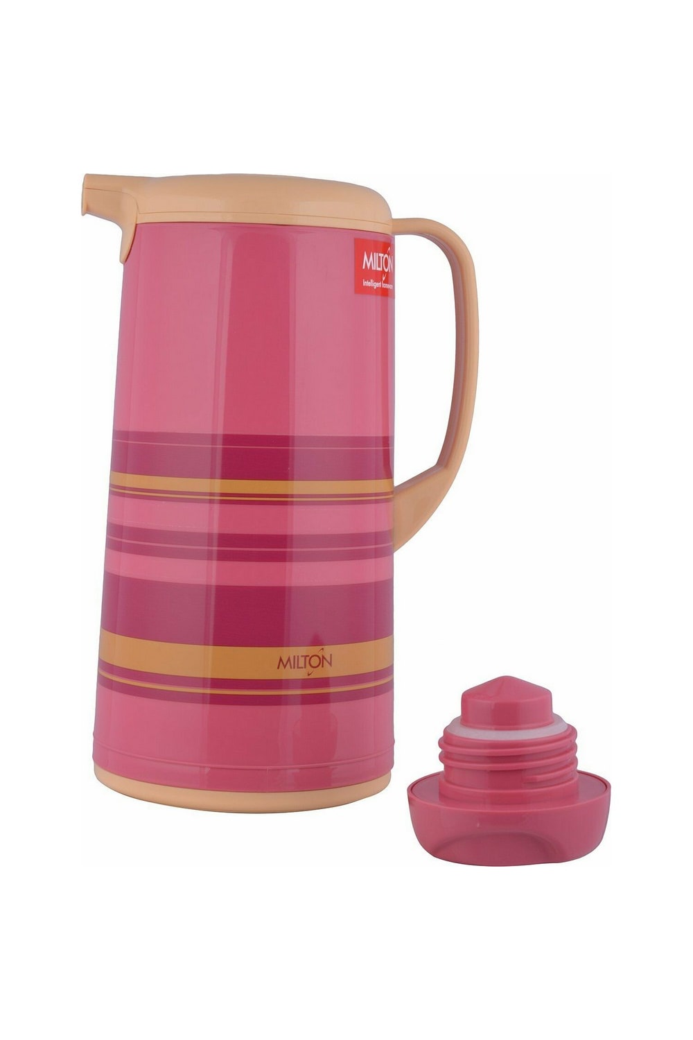 Milton Brew 1600 Vacuum Flask (Pink/Yellow Stripe) (One Size)