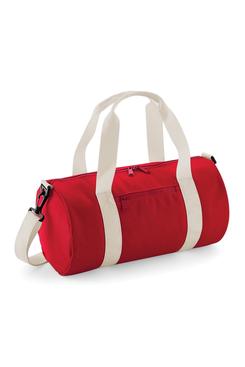 Mini Barrel Bag - Classic Red/Off White