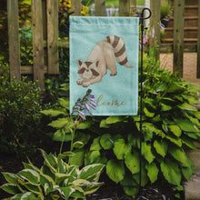 Load image into Gallery viewer, Raccoon Garden Flag 2-Sided 2-Ply