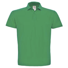 Load image into Gallery viewer, B&amp;C ID.001 Unisex Adults Short Sleeve Polo Shirt (Kelly Green)