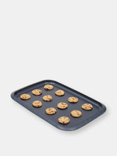 Load image into Gallery viewer, Michael Graves Design Textured Non-Stick 12” x 18” Carbon Steel Cookie Sheet, Indigo
