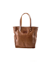 Load image into Gallery viewer, Leather Tote In Lambskin Brown