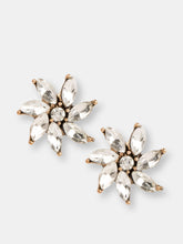 Load image into Gallery viewer, Crystal Flower Earring