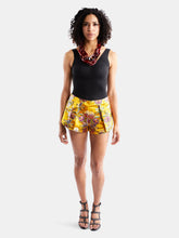 Load image into Gallery viewer, Jacquard Pleated Shorts