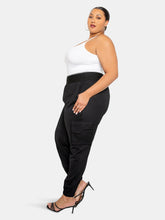 Load image into Gallery viewer, Jogger Pants with Waistband Accent