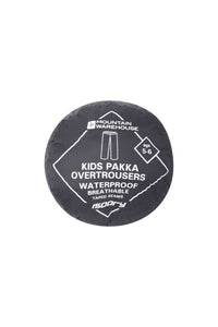 Childrens/Kids Pakka Waterproof Over Trousers - Black