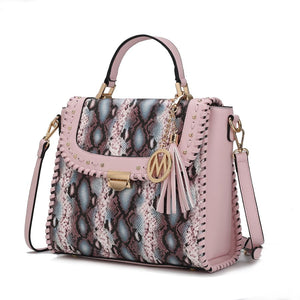 Lilli Vegan Leather Satchel Handbag
