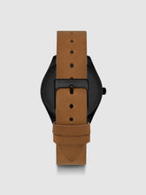 Load image into Gallery viewer, Lune - Matte Black - Saddle Leather