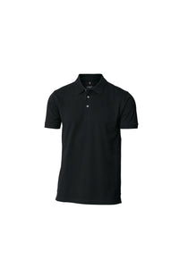 Nimbus Mens Harvard Stretch Deluxe Polo Shirt (Black)