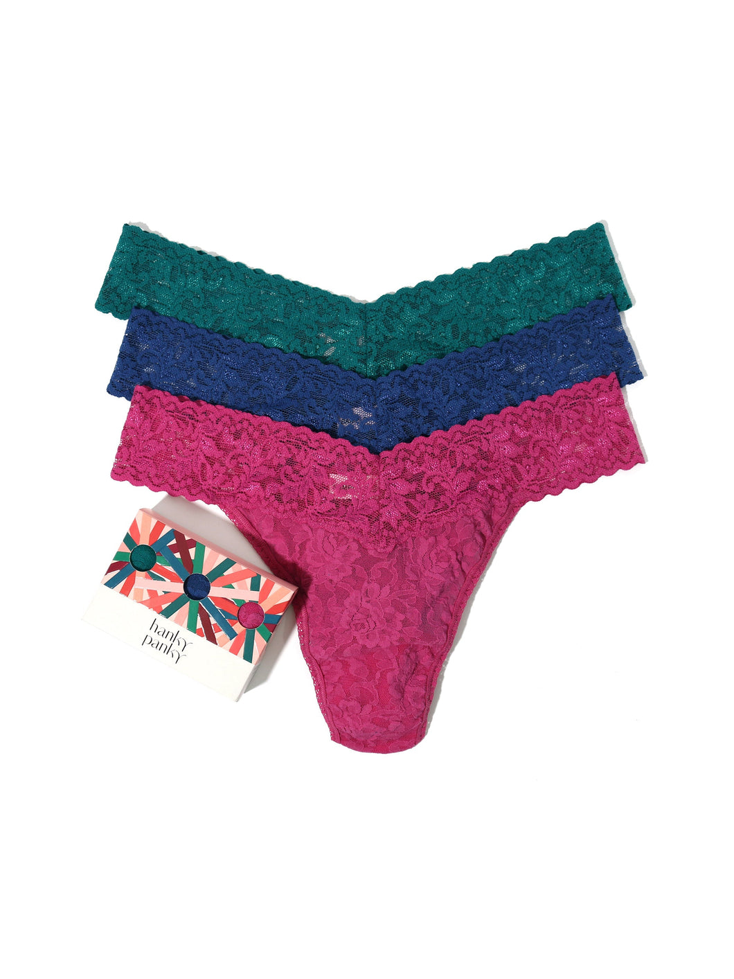 Holiday 3 Pack Original Rise Thongs