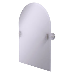 Frameless Arched Top Tilt Mirror With Beveled Edge