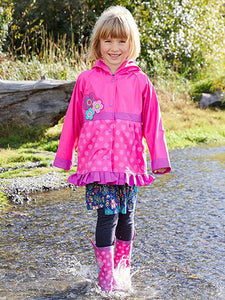 Kids Flower Cutie Rain Coat