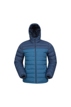 Load image into Gallery viewer, Mens Seasons Padded Jacket - Teal