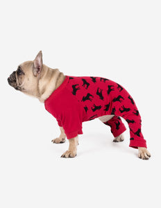 Dog Cotton Moose Pajamas