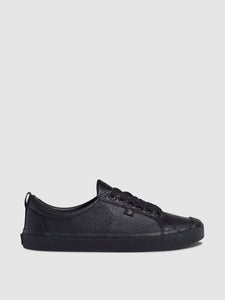 OCA Low All Black Premium Leather Sneaker Men