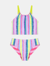Load image into Gallery viewer, Girls Reversible 2-Piece Swimsuit