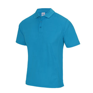 AWDis Cool Mens SuperCool Sports Performance Short Sleeve Polo Shirt (Sapphire Blue)