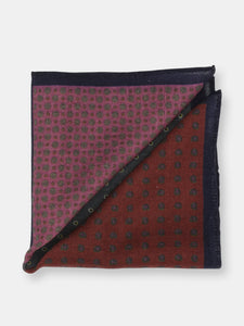 Paisley Wool Pocket Square