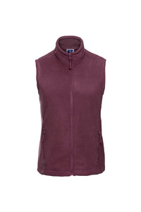 Russell Europe Womens/Ladies Outdoor Full-Zip Anti-Pill Fleece Vest Jacket (Burgundy)