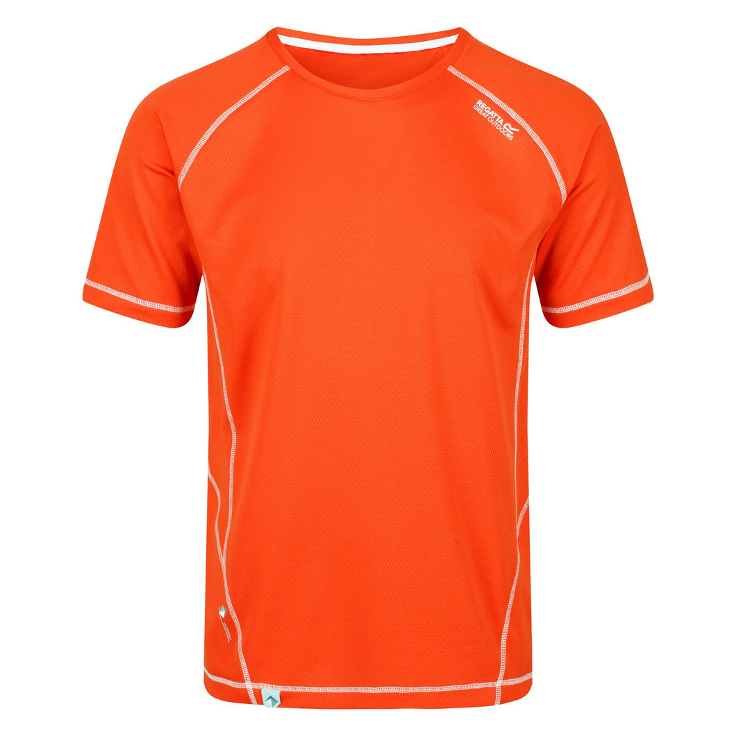 Regatta Mens Virda II Lightweight T-Shirt (Burnt Salmon)