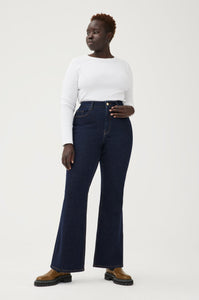 MIA Plus - High Rise Flare Jeans - Drum