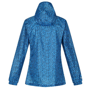 Regatta Womens/Ladies Pack It Floral Waterproof Jacket (Blue Aster)