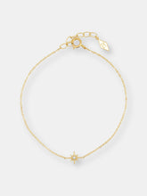 Load image into Gallery viewer, &quot;Celestial&quot; 14K Gold Tiny North Star Bracelet With Diamond, Ruby, Sapphire