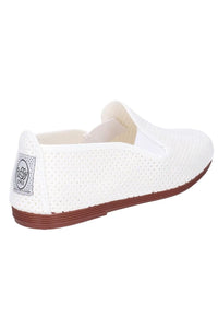 Unisex Adults Pulga Slip On Shoes - White