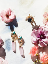 Load image into Gallery viewer, Gem Quartz Earrings