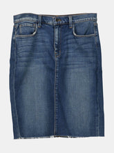 Load image into Gallery viewer, L&#39;agence Women&#39;s Denim Blue Montecito High Ride Skirt - 28