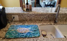 Load image into Gallery viewer, 14 in x 21 in Sea Turtle Under water Dish Drying Mat