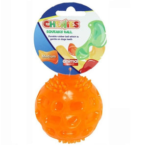 Animal Instincts Chewies Dog Ball (Orange) (M)