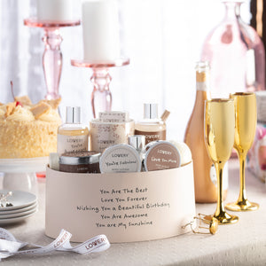 Birthday Gift Basket, Bath and Spa Gift Set for Women, Luxury Birthday Spa Gift Bo