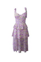Load image into Gallery viewer, Sustainable Love in Florence Dress - Violet Peonies