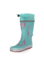 Load image into Gallery viewer, Childrens/Kids Puddle Peppa Pig Galoshes - Aruba Blue