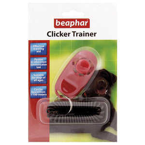 Beaphar Clicker Dog Trainer (Red) (One Size)