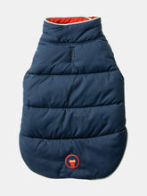 Load image into Gallery viewer, Navy and Red Reversible Puffer