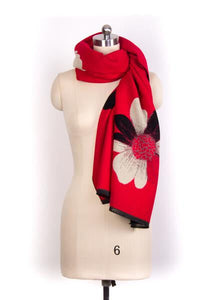 Fresh Floral Reversible Scarf