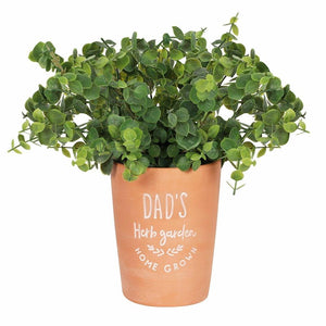 Something Different Dads Herb Garden Plant Pot (Terracotta) (One Size)
