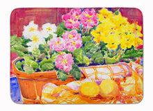Load image into Gallery viewer, 19 in x 27 in Flower - Primroses Machine Washable Memory Foam Mat