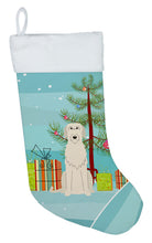 Load image into Gallery viewer, Merry Christmas Tree Irish Wolfhound Christmas Stocking
